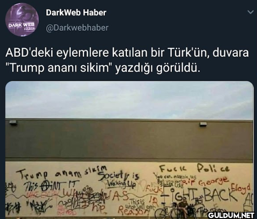 ABD'deki eylemlere katılan...