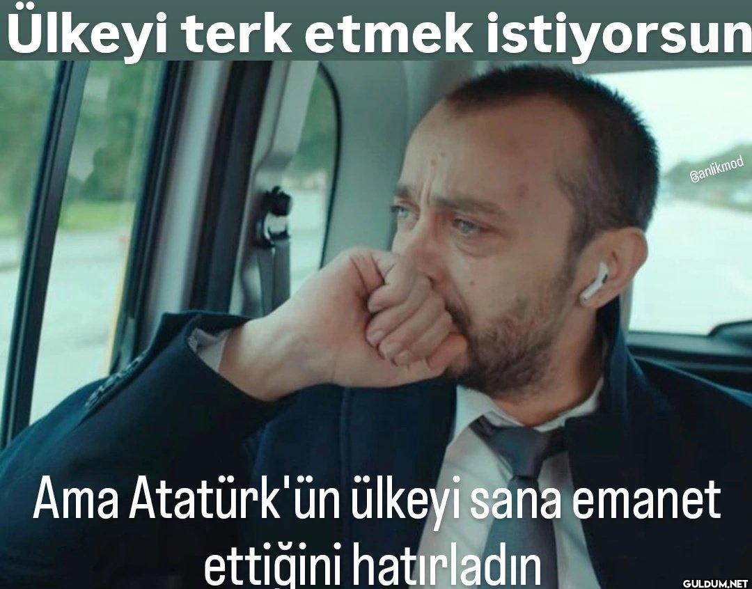 Ülkeyi terk etmek...