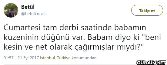 Takip et Cumartesi tam...