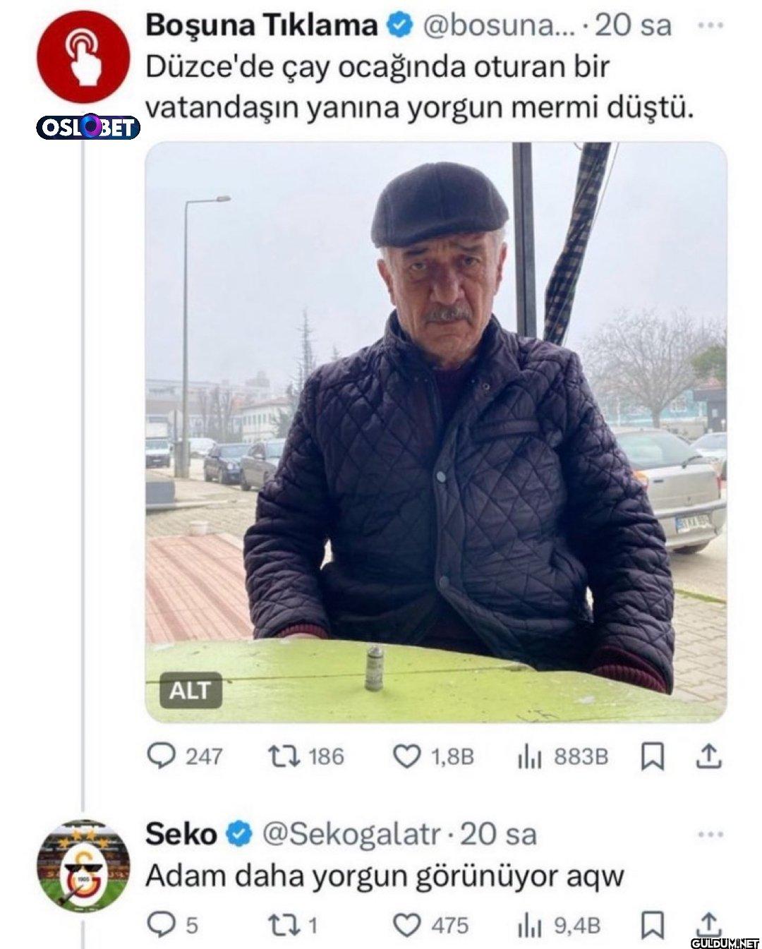20 sa *** Düzce'de çay...