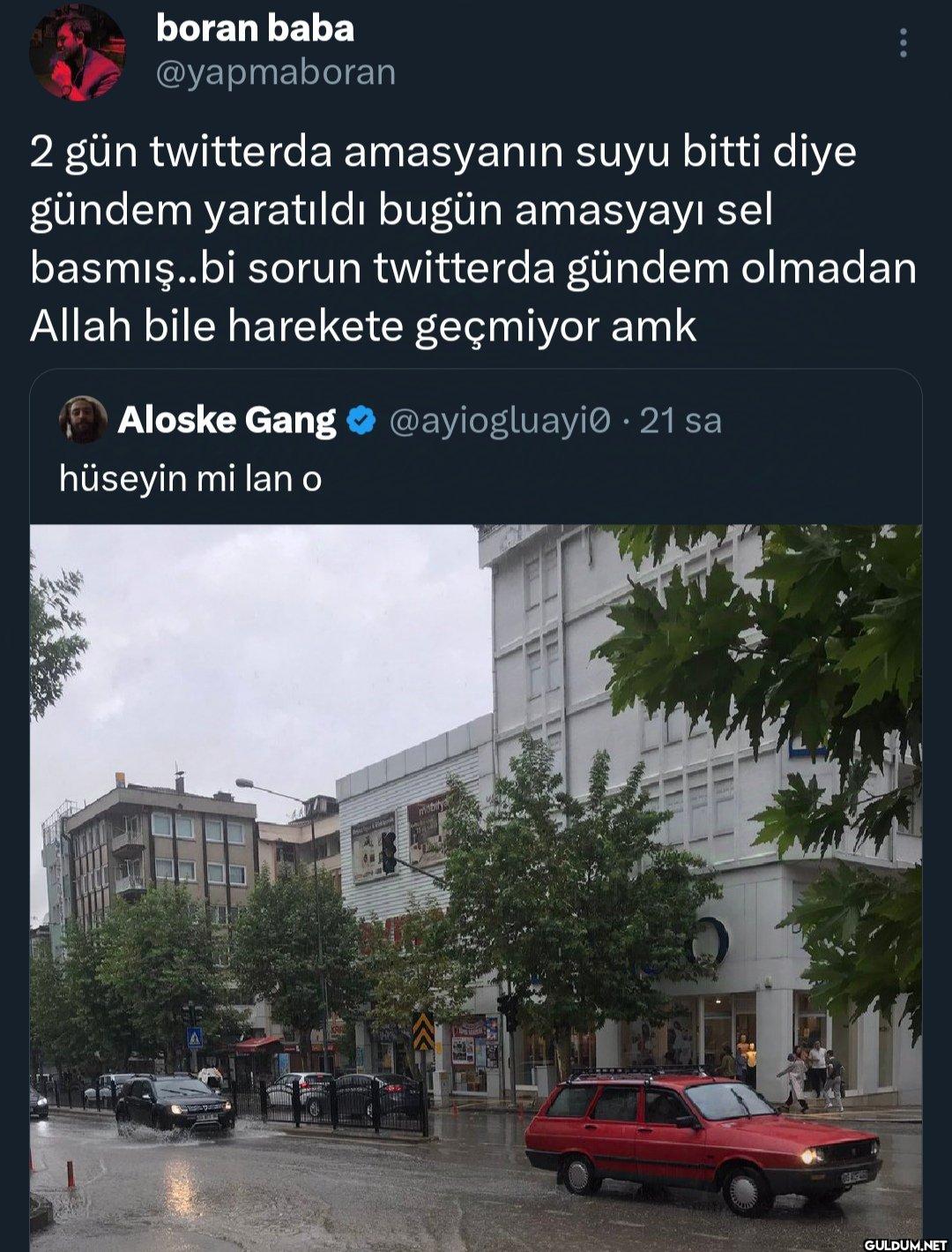 2 gün twitterda amasyanın...