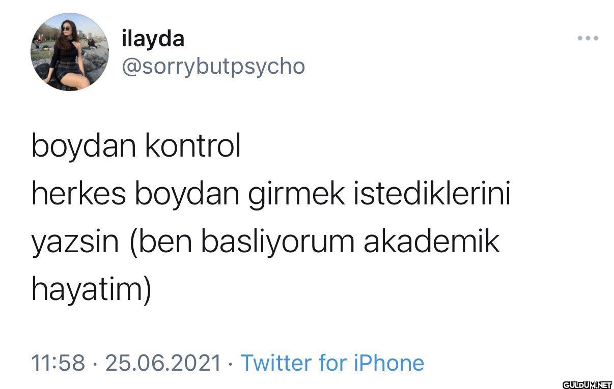 boydan kontrol herkes...