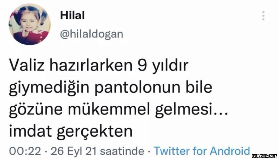 Valiz hazırlarken 9 yıldır...