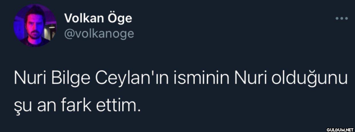 Nuri Bilge Ceylan'ın...