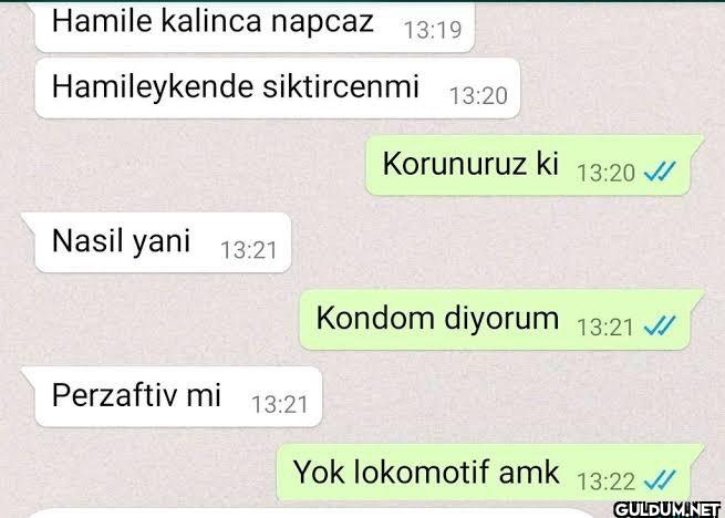 Hamile kalinca napcaz...