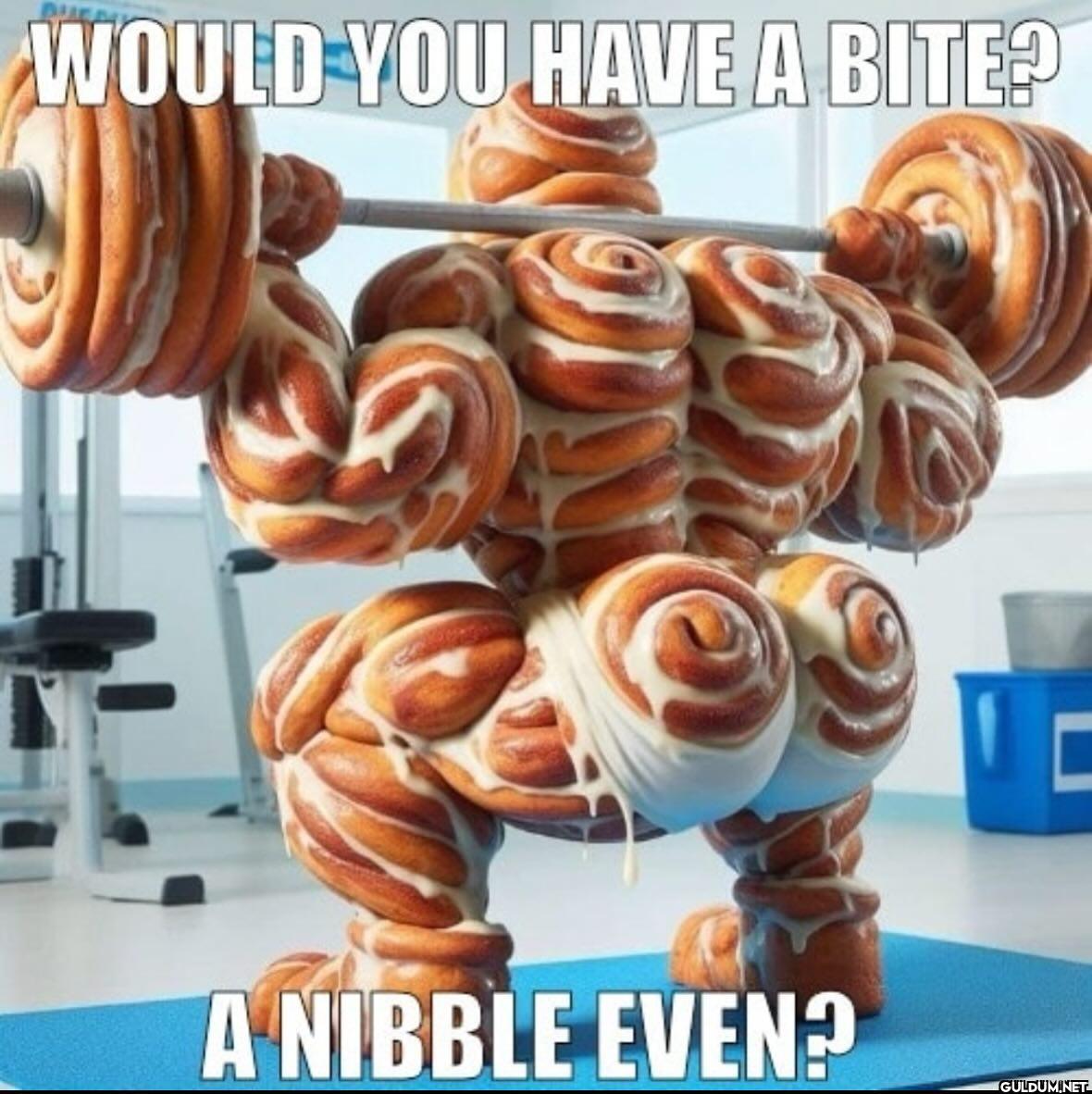 WOULD YOU HAVE A BITE? A...