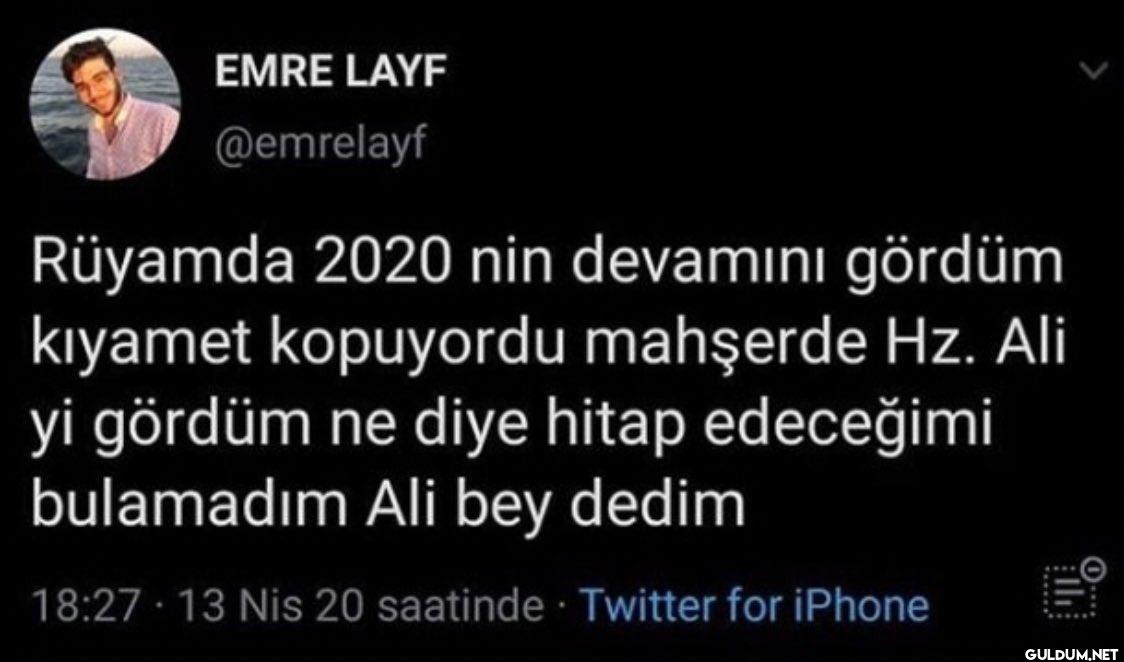 Rüyamda 2020 nin devamını...
