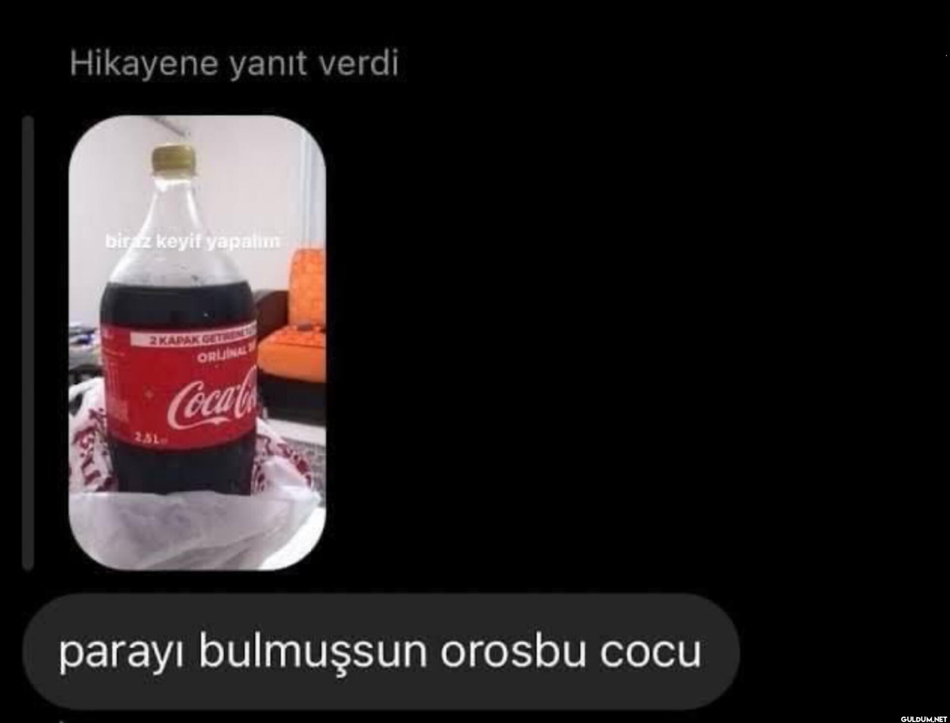 Hikayene yanıt verdi biraz...