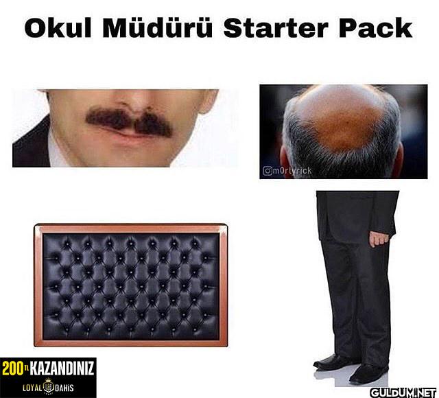 Okul Müdürü Starter Pack...