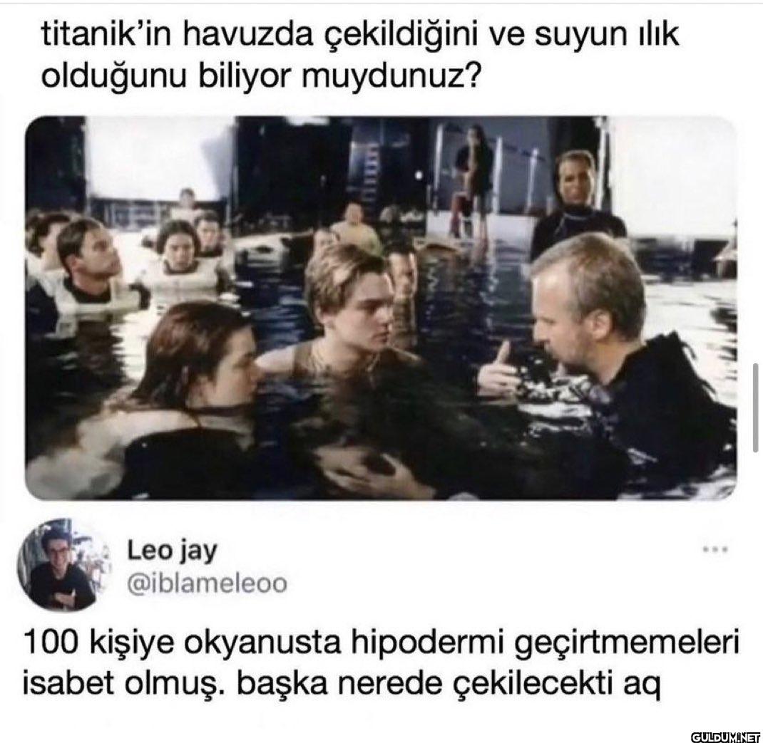 titanik'in havuzda...