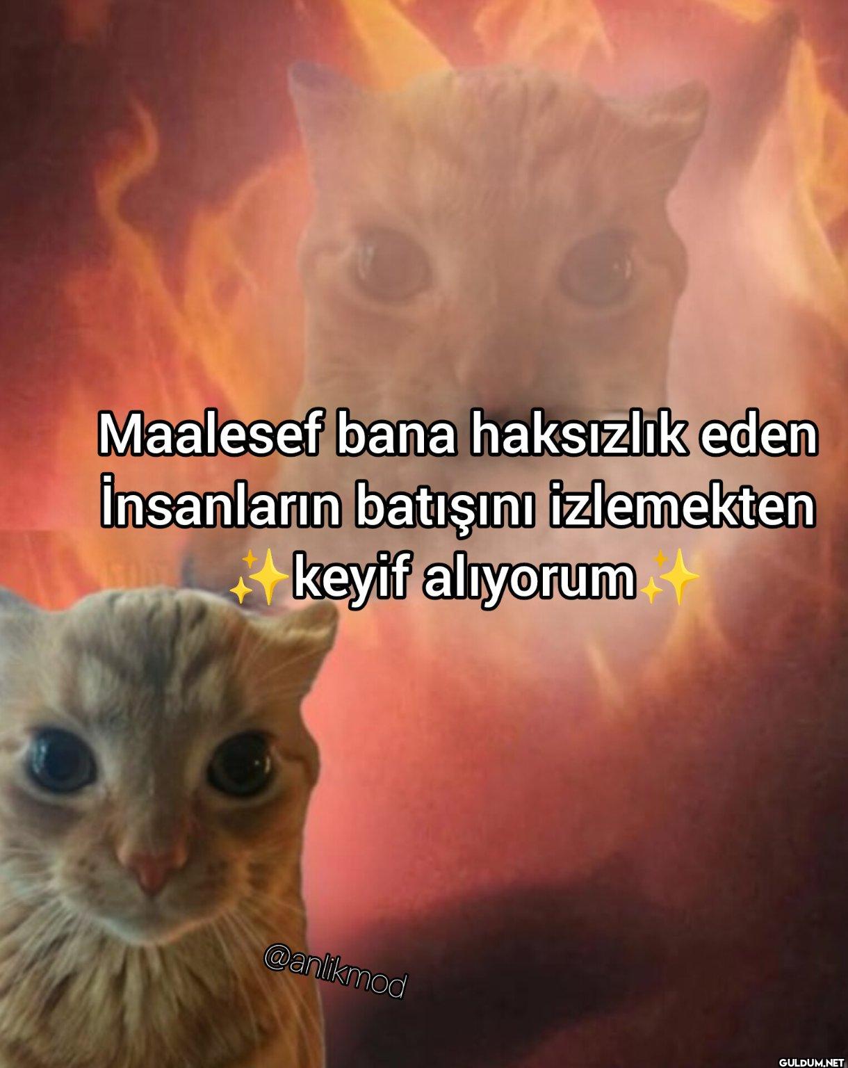 Maalesef bana haksızlık...