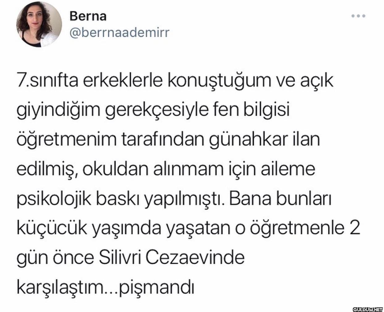 7.sınıfta erkeklerle...