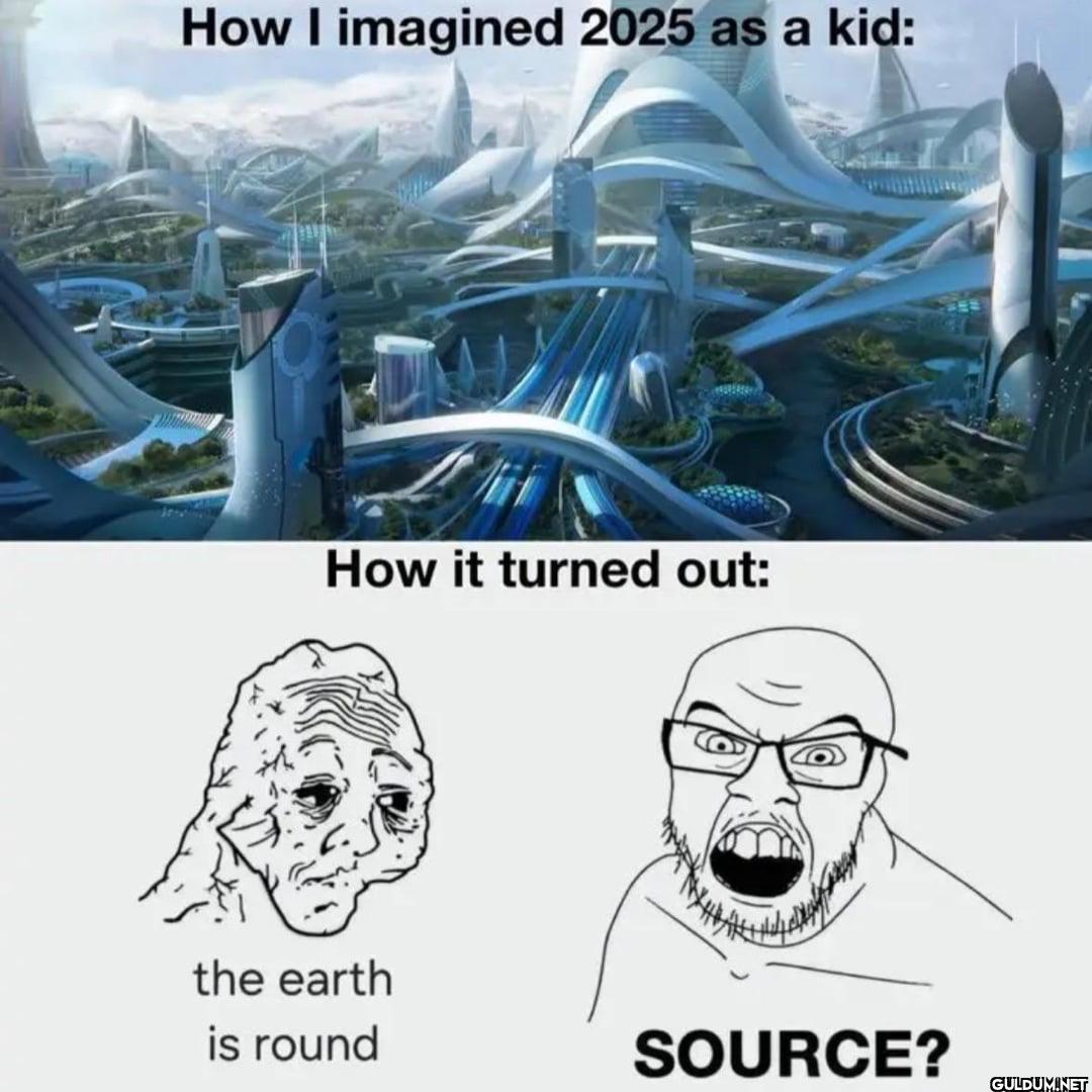 How I imagined 2025 as a...