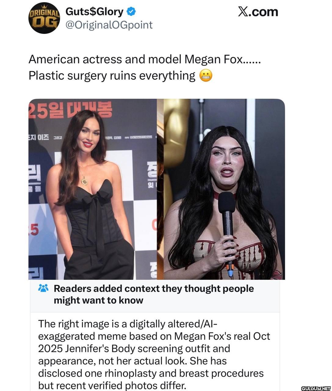 Metin, Megan karakterine...