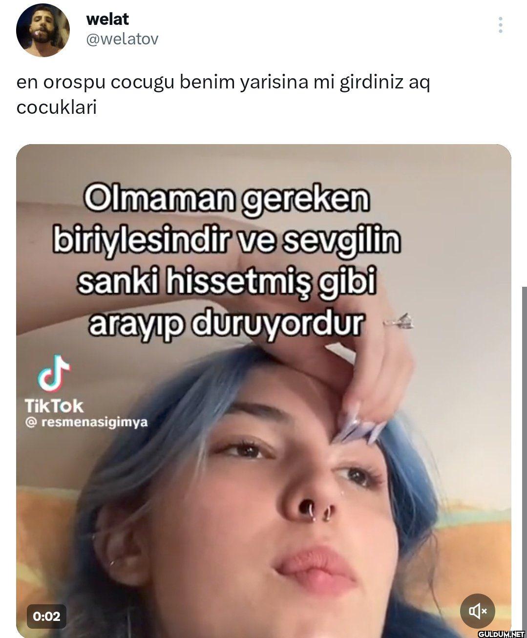 en orospu cocugu benim...