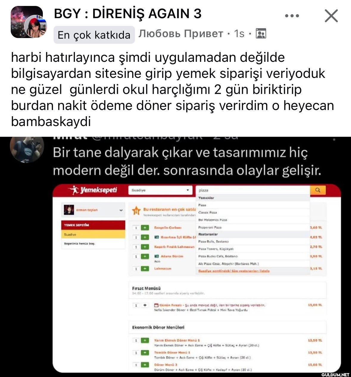 Mahalle muhtarı vardı la  ...
