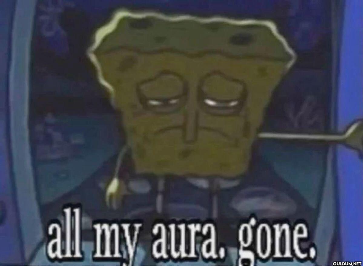 all my aura. gone.