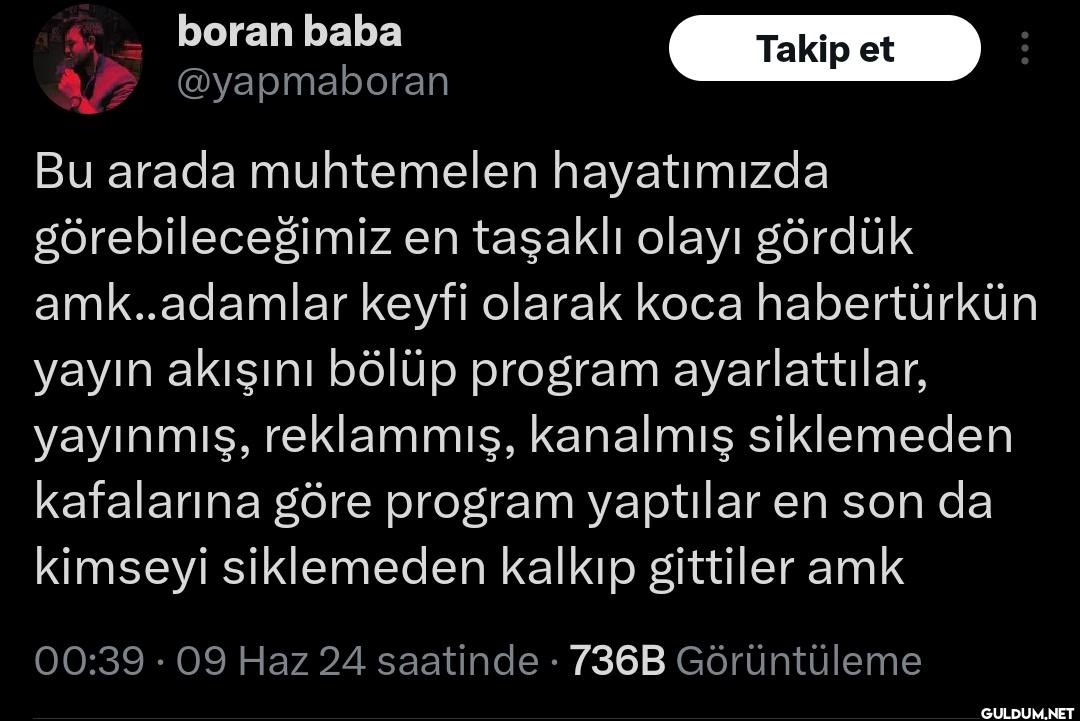 Takip et Bu arada...