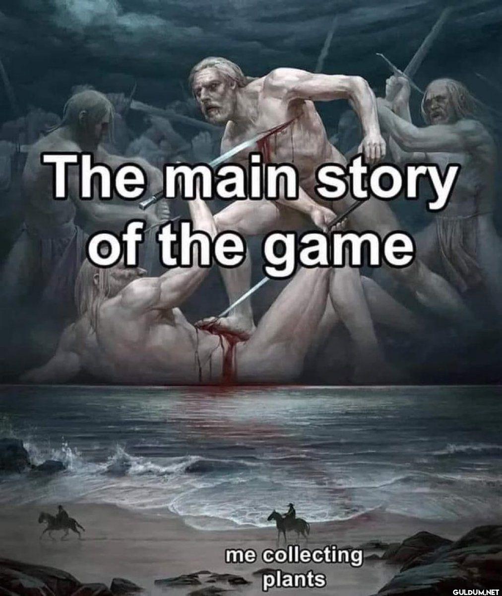 The main story of the game...
