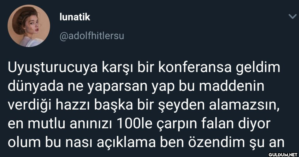 Uyuşturucuya karşı bir...