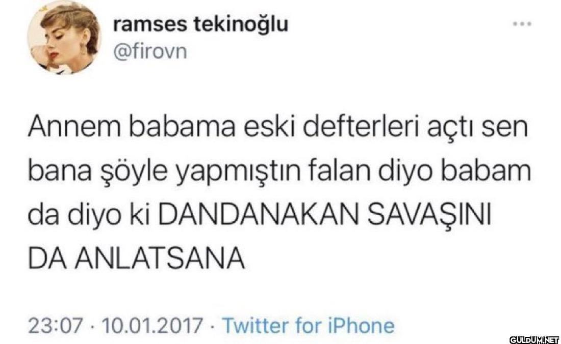 Annem babama eski...