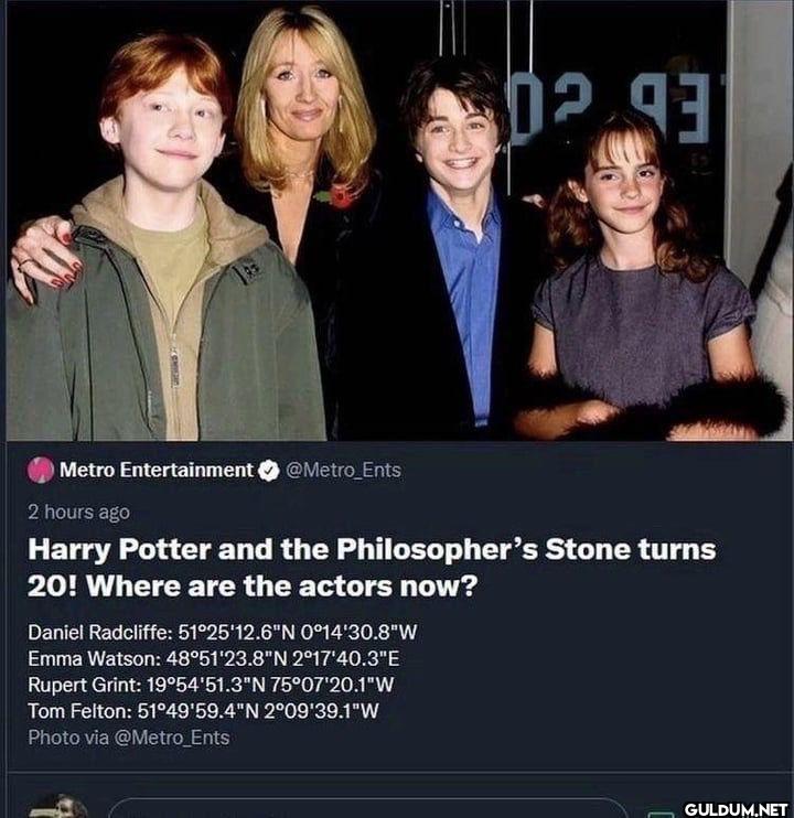 2 hours ago Harry Potter...