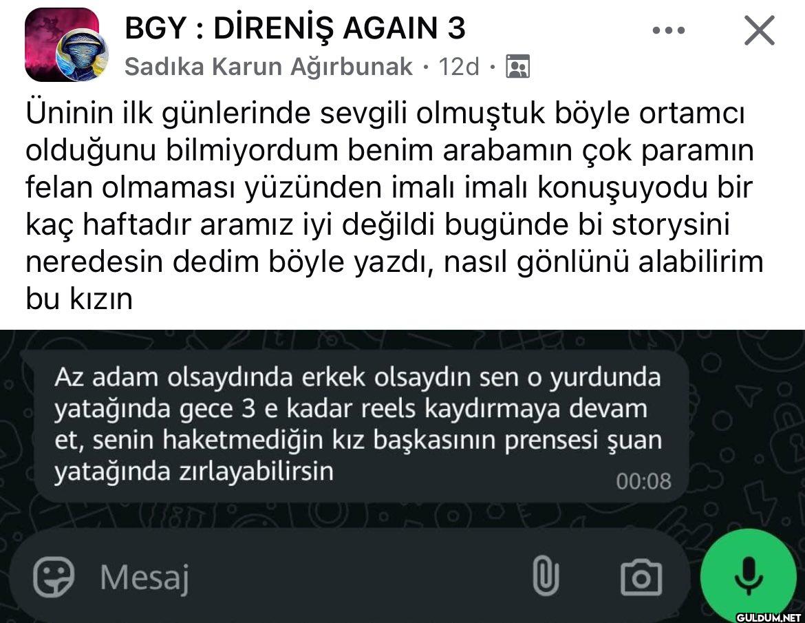 bide gönlünü almaya...