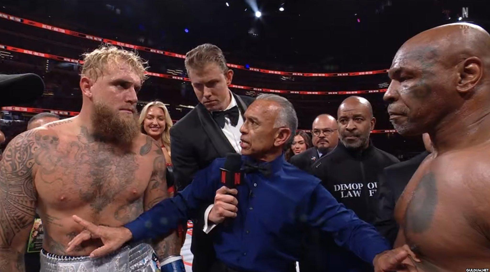 JAKE PAUL AND MIKE TYSON...
