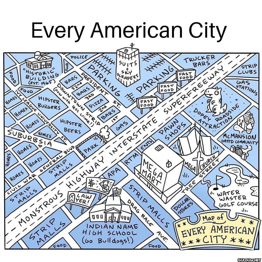 Every American City   ...