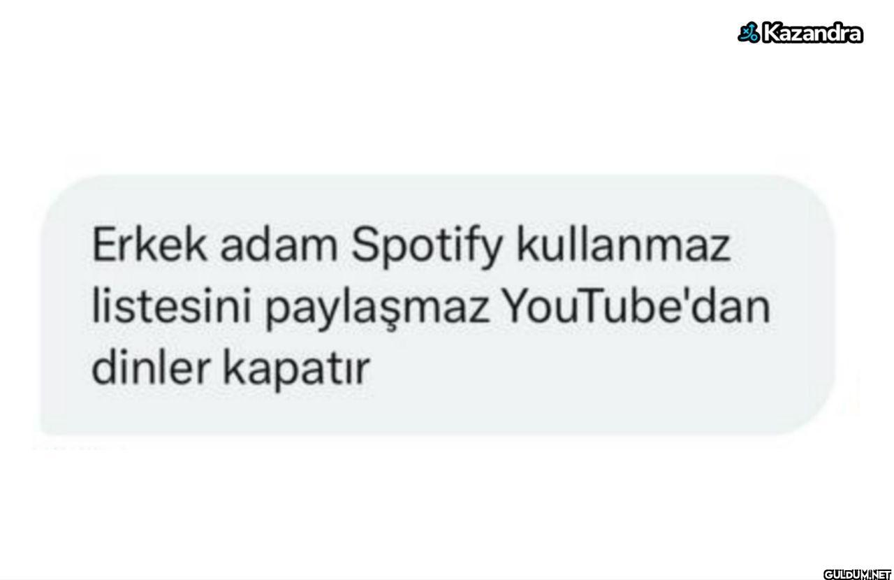 Erkek adam Spotify...