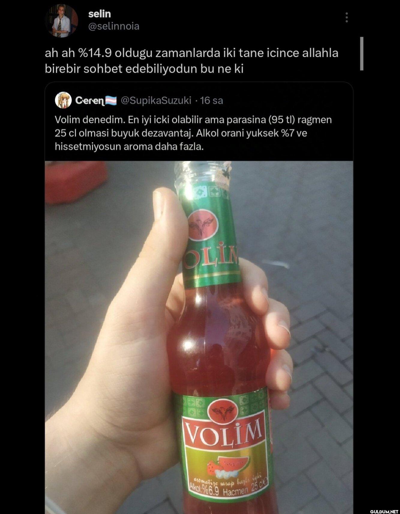 ah ah %14.9 oldugu...