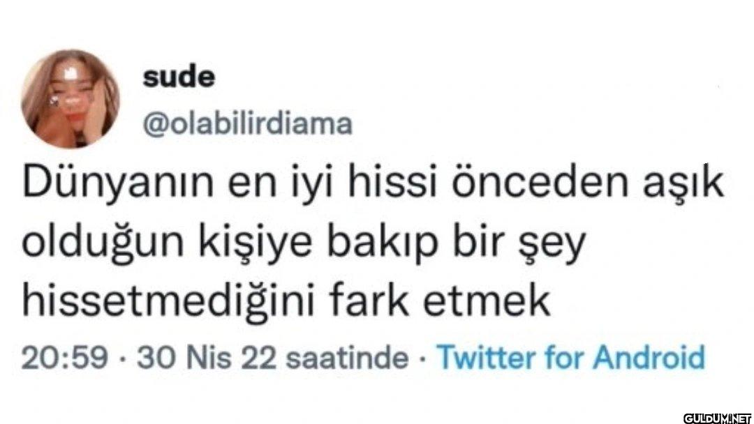 Dünyanın en iyi hissi...