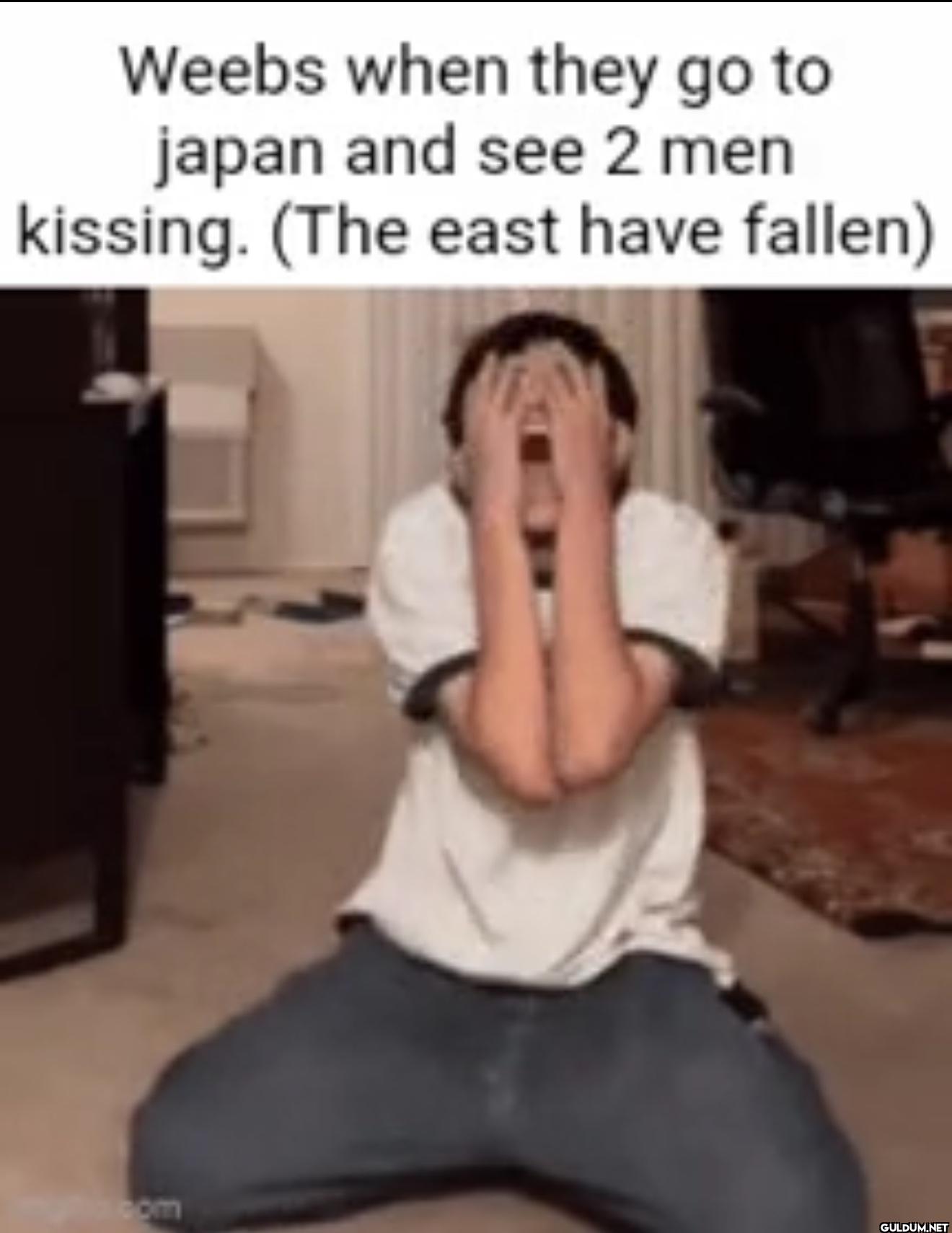Weebs when they go to...