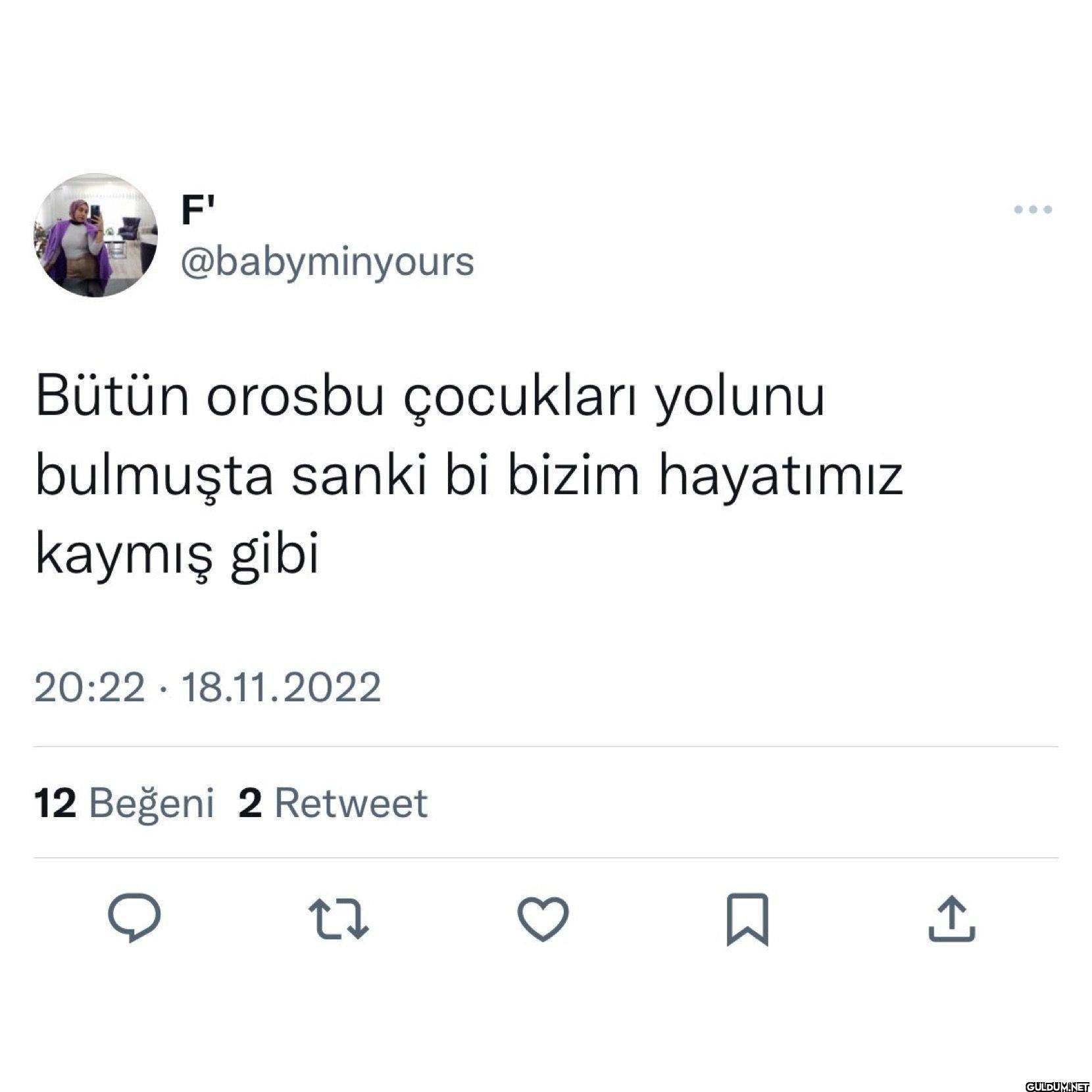 Bütün orosbu çocukları...