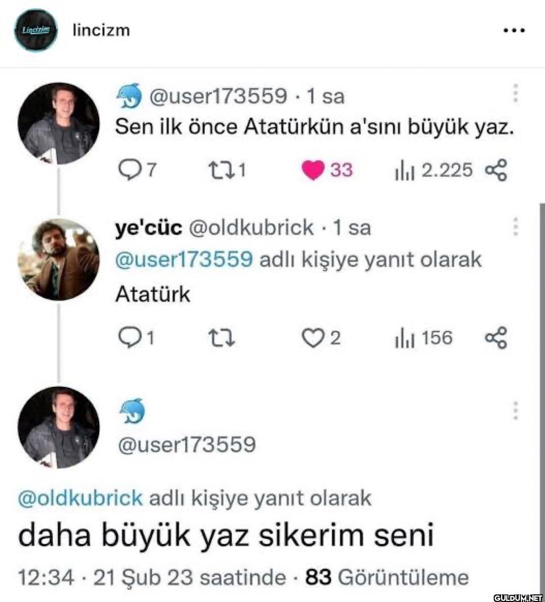 sa Sen ilk önce Atatürkün...