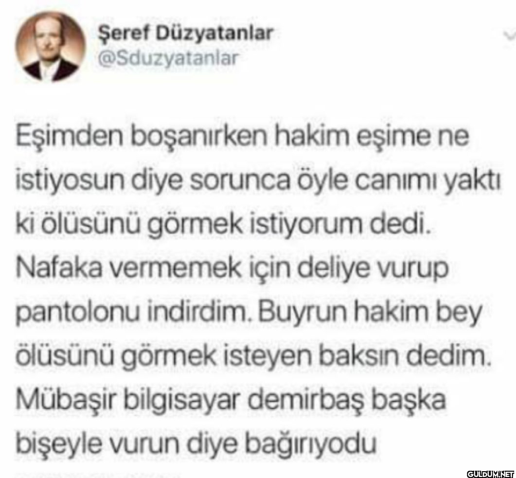 Eşimden boşanırken hakim...