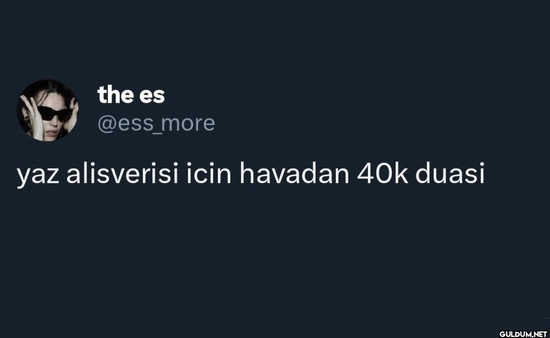 yaz alisverisi icin...