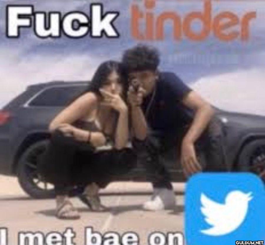 Fuck tinder I met bae on