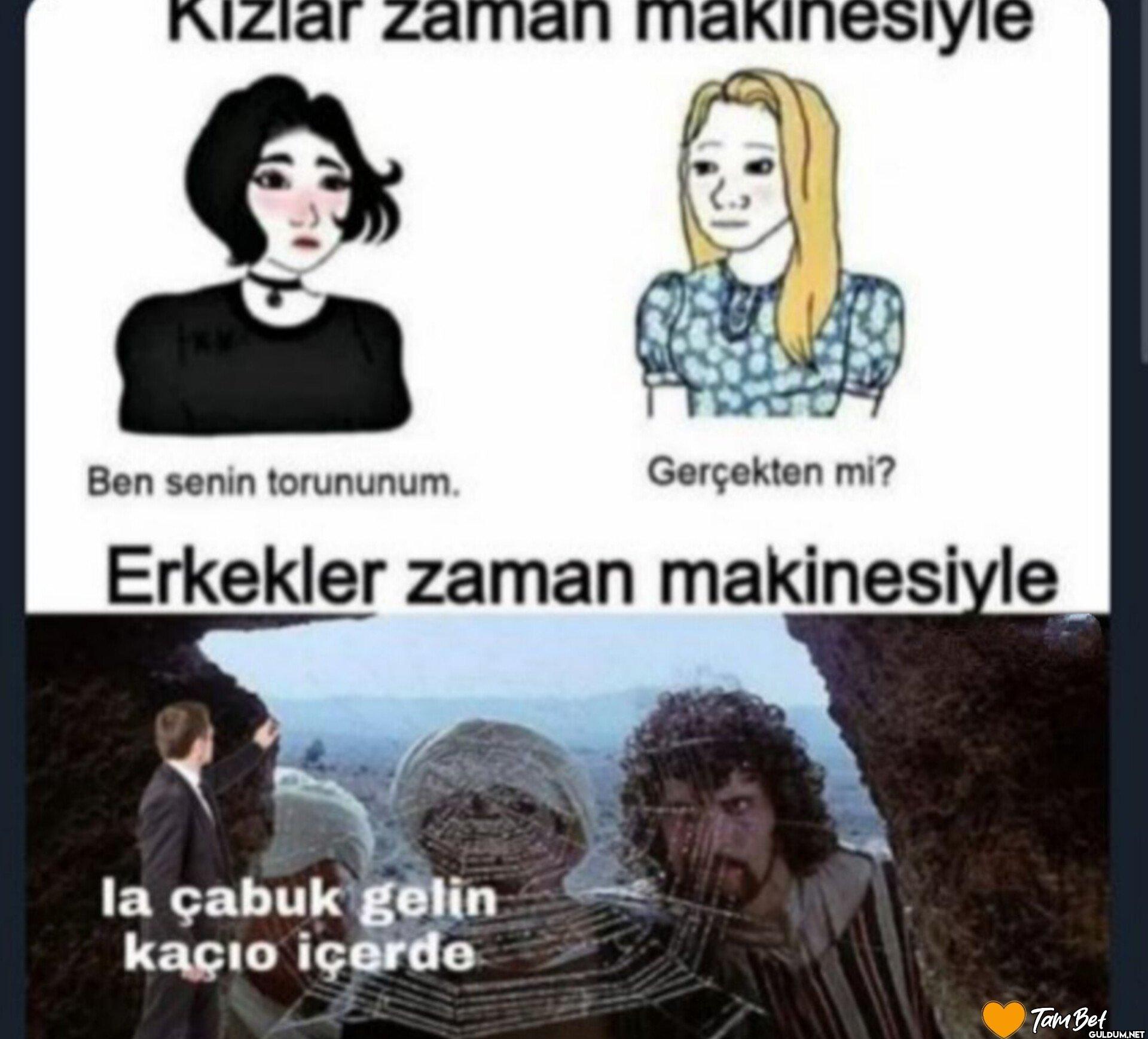 Kizlar zaman makinesiyle...