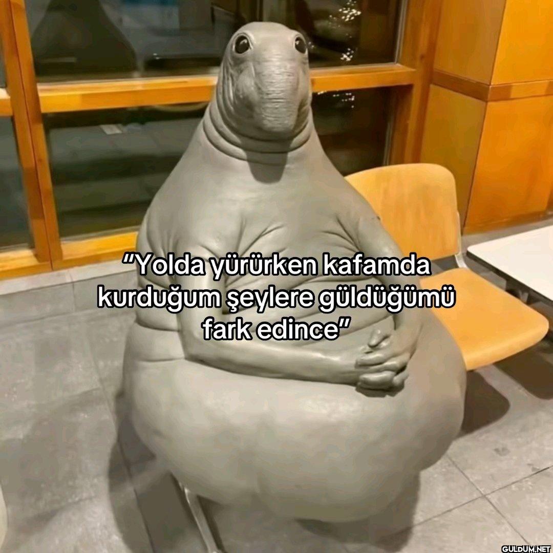 "Yolda yürürken kafamda...