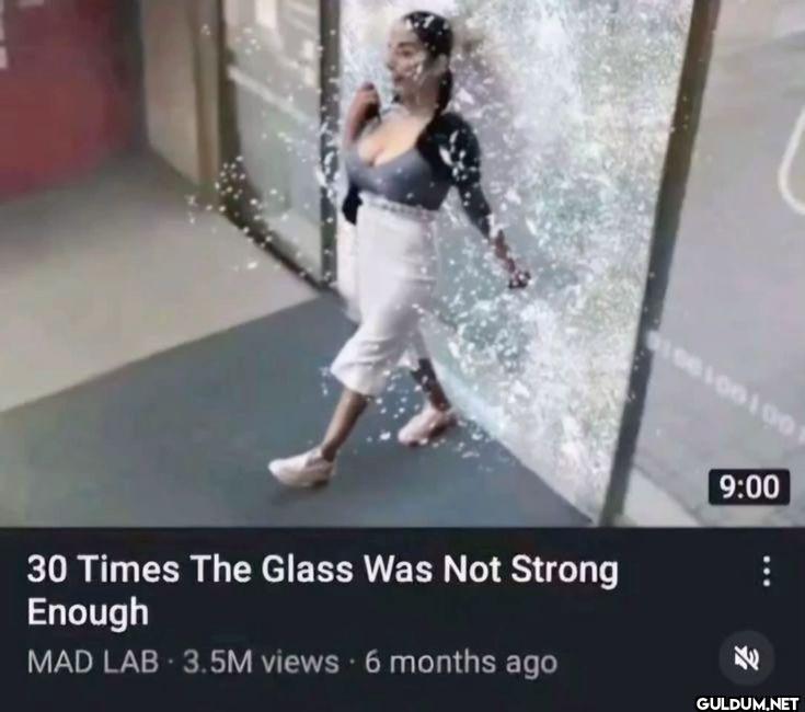 30 Times The Glass Was Not...