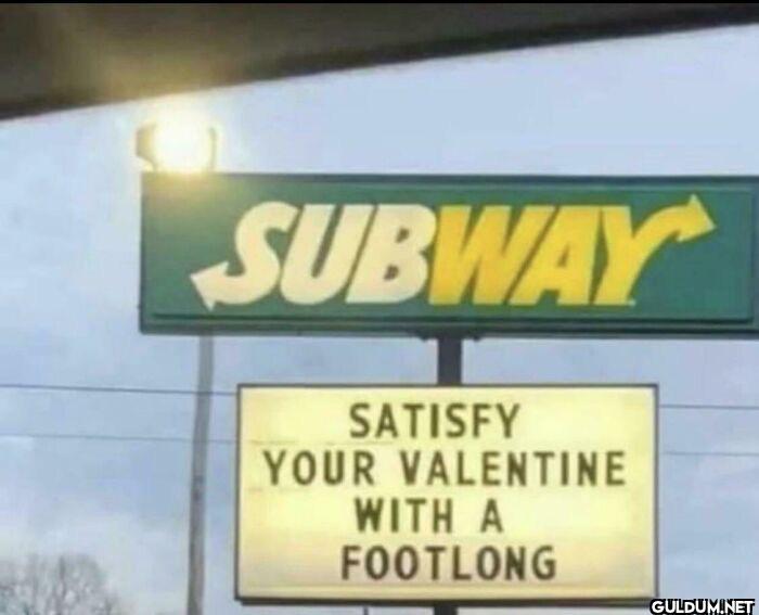 SUBWAY SATISFY YOUR...