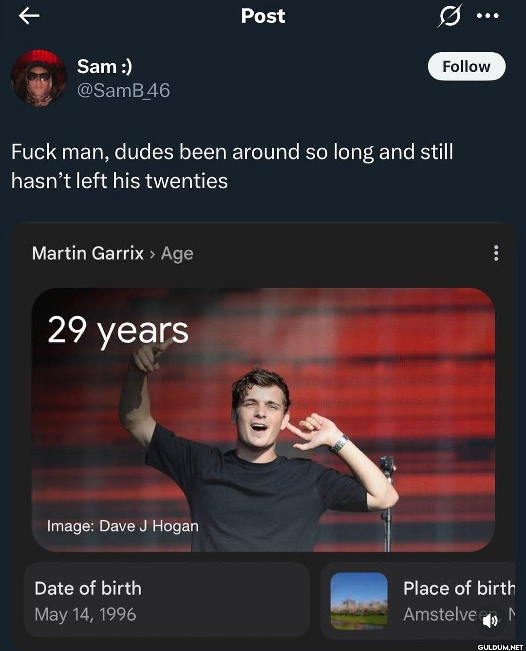 46 Fuck man, dudes been...