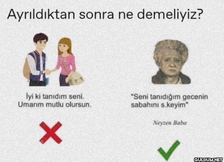 Ayrıldıktan sonra ne...
