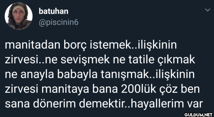 manitadan borç...