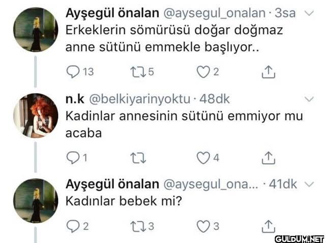 Zekâ seviyesi Ayşegül...