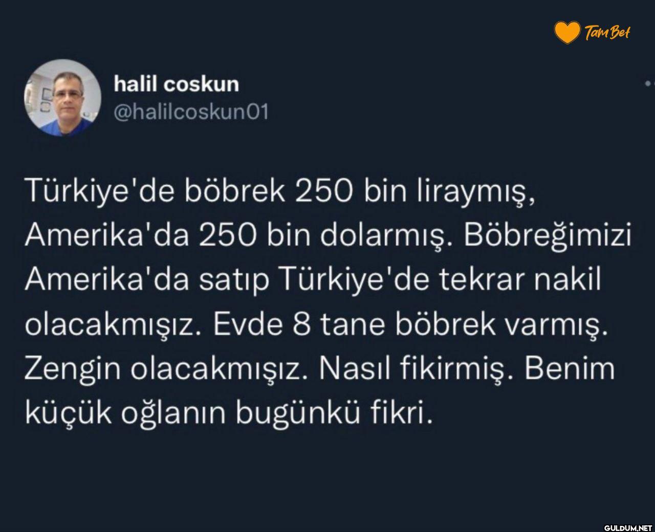 Tam Bet Türkiye'de böbrek...