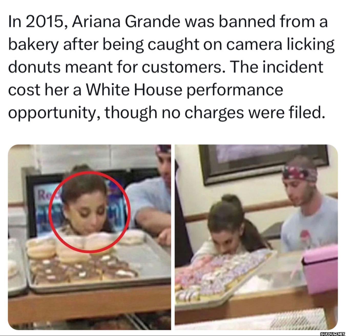 In 2015, Ariana Grande was...