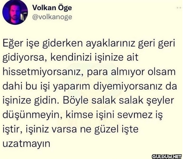 Eğer işe giderken...