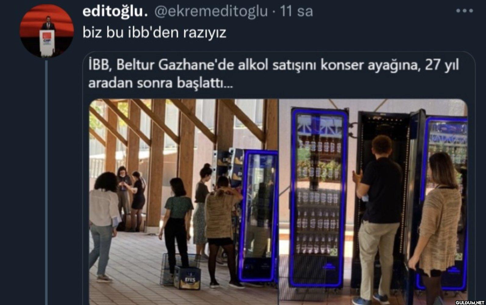 11 sa biz bu ibb'den...
